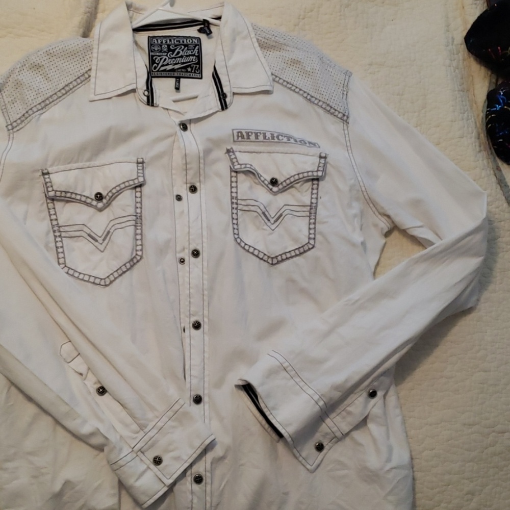 Affliction button up